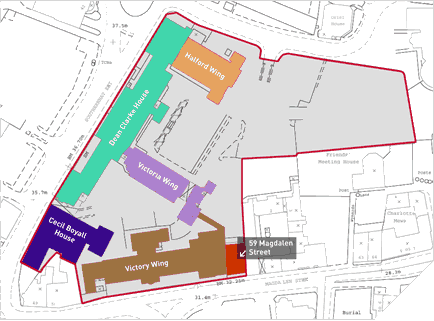 Exeter Hospital Map